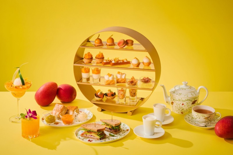 画像：【THE LOBBY LOUNGE】 6月1日～7月5日 限定　とろける甘みと濃密な味わい　マンゴーアフタヌーンティー