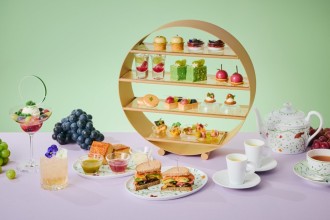 画像：【THE LOBBY LOUNGE】 7月6日～7月31日 限定　艶やかに、みずみずしく色づく　ぶどうアフタヌーンティー