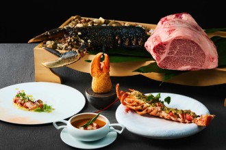 画像：【鉄板焼　瑞】 オマールブルーを1尾丸ごと堪能できる、秋の鉄板焼ディナー　「Menu Homard Bleu ～海の青いダイヤ～」 が新登場