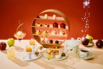 画像：【THE LOBBY LOUNGE】 Afternoon Tea Collaboration with Mikimoto: Apple-Themed Delights — November Only